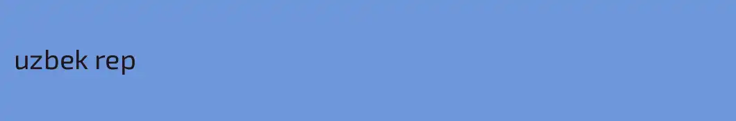 uzbek rep